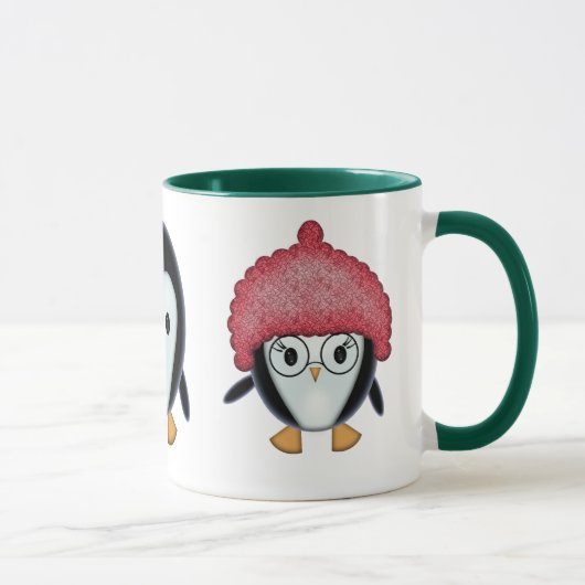 Trois petits pingouins mug de vacances (Droite)