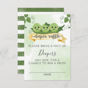 Trois petits pois dans une poitrine Déchets Carte