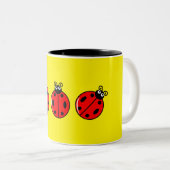 Trois Petits Poumons - Mug à deux tons (Devant droit)