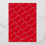 Trois Photo Baby 1er Noël Carte de confiserie fami (Verso)