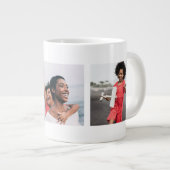 Trois Photo Giant Café Mug (Devant droit)