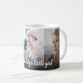 Trois Photo Papa Fille Mug (Devant droit)