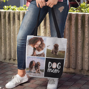 Trois photo Pawprint Chien Maman Sac fourre-tout