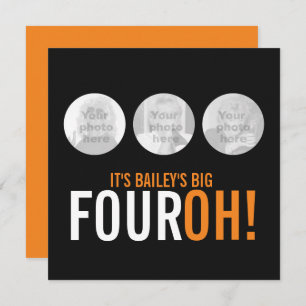 Trois photos 40e FOUROH ! photo invitation d'anniv