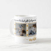 Trois photos Collage Fête des Mères Mug cadeau (Devant gauche)