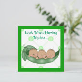 TROIS POIS DANS DES INVITATIONS D'UN TRIPLET DE (Debout devant)