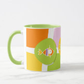 Trois poissons - tasse (Gauche)