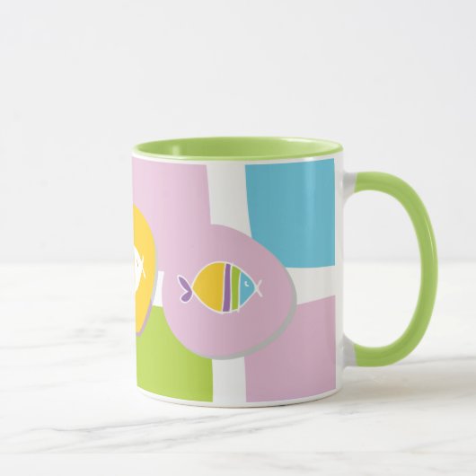 Trois poissons - tasse (Droite)