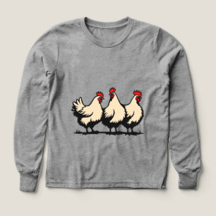 Trois poules françaises Pochoir de découpe Style 4