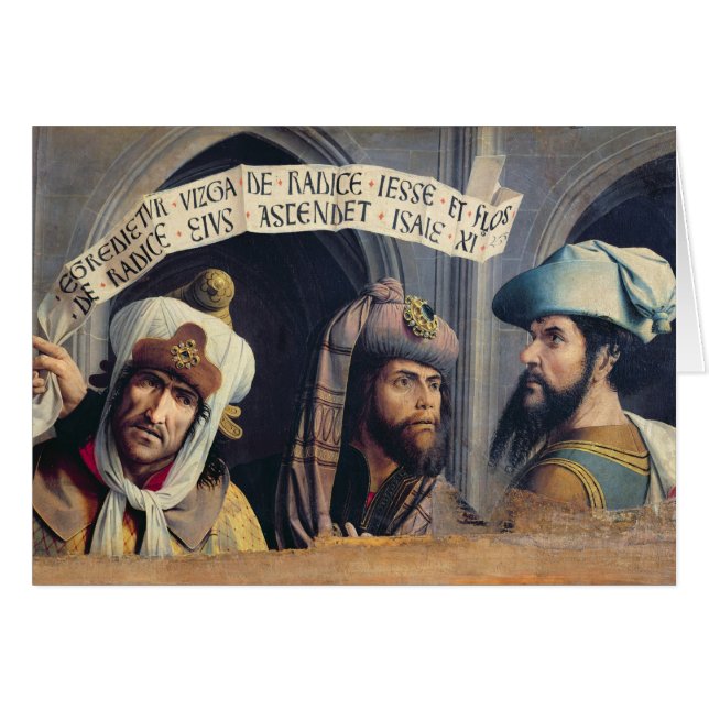 Trois prophètes, école de la Provence (Devant horizontal)