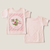 Trois Rex Dinosaur Fille Anniversaire (Design Recto & Verso)