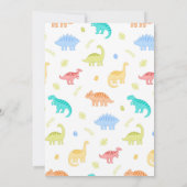 Trois rex invitation d'anniversaire garçon troisiè (Dos)