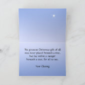 Trois rois Bethlehem Carte de Noël chrétienne (Intérieur)