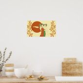 TROIS ROSES, Art Déco Dames : SOLEIL D'ÉTÉ (Cuisine)