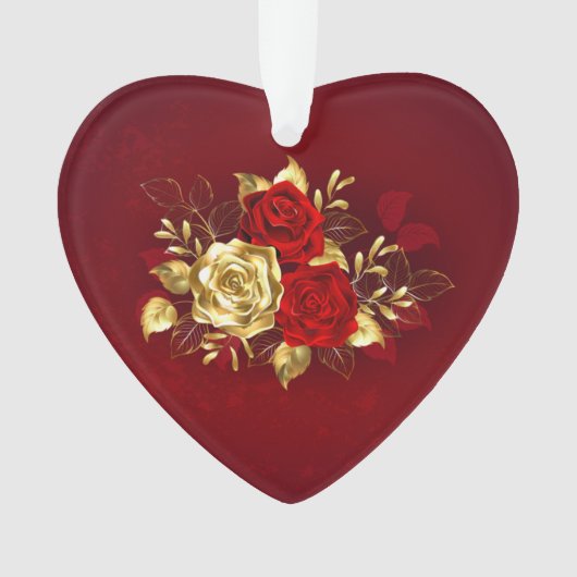 Trois Roses de bijoux (devant)