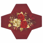 Trois Roses de bijoux (Plat)