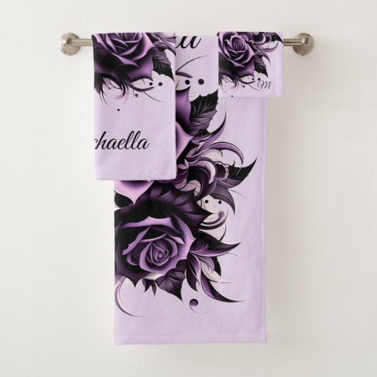 Trois Roses pourpres (En situation)