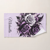 Trois Roses pourpres (Serviette à main)