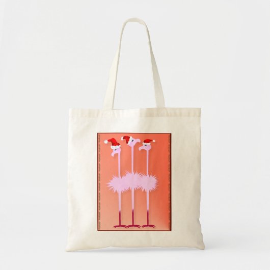 Trois sacs de Flamants roses de Noël (Devant)