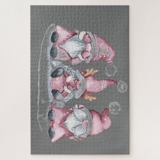 Trois sages Forest Gnomes jigsaw puzzle (Vertical)