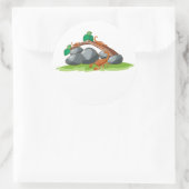 Trois scorpions dans un autocollant vectoriel de d (Sac)