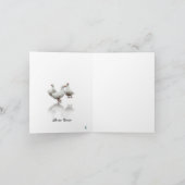 TROIS SEBASTOPOL GEESE SUR CARTE DE REMARQUE D'OIS (Intérieur)