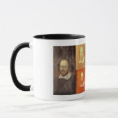 Trois Shakespeare Portrait Collage Mug (Gauche)