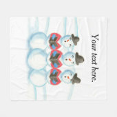 Trois Snowmen en covoiturage chantent, couvertures (Devant (Horizontal))