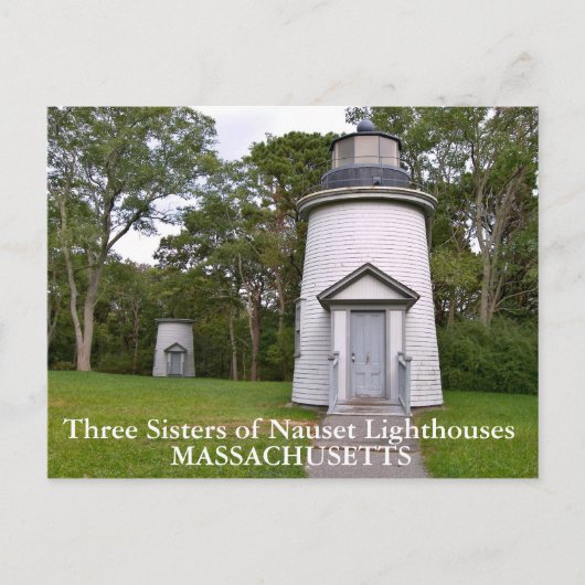 Trois Soeurs des phares Nauset Carte postale (Devant)