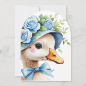 Trois soyeux Goose Boy 3e Invitation anniversaire (Dos)