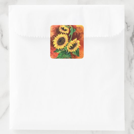 Trois Sticker Sunflower - Peinture (Sac)