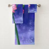 Trois superbes Gerberas de couleurs - Dessin d'art (En situation)