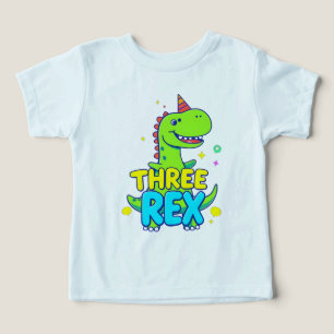 Trois T-Shirt Rex : Le Roulement du Trois !