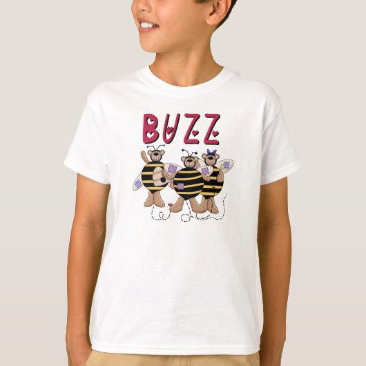 Trois T-shirts et cadeaux Bumblebee Buzz (Devant)