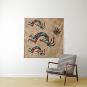 Trois Tapisseries Kokopelli Sud-Ouest (En situation (horizontale))