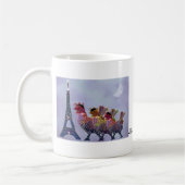 Trois tasses françaises de poules (Gauche)