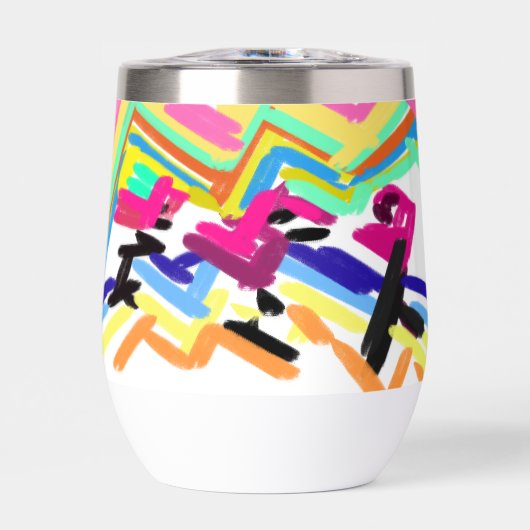 Trois tatouages au coucher du soleil de flamant (Avant)