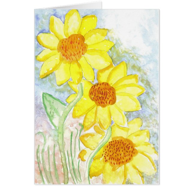 Trois tournesols (Devant)