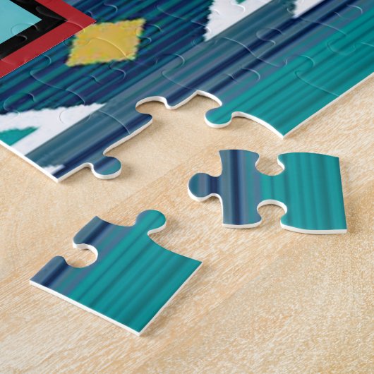 Trois Turquoise Sud-Ouest Kokopelli Jigsaw Puzzle (Côté)