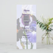 Trois Types de Menu de Mariage Iris (Debout devant)