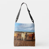 Trois Vaches Vilaines Des Highlands, Sac Unisex Cr (Dos)