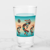 Trois verre Kokopelli Sud-Ouest (Dos)