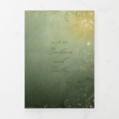 Trois Volets Barbara + Tim Trifold Wedding Invitation (Page de couverture)