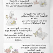 Trois Volets Carte de fête de la mère (du fils) (Intérieur au milieu)