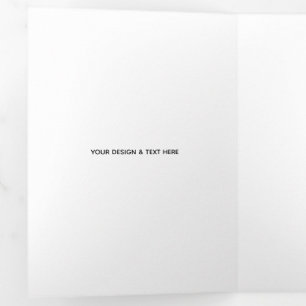 Trois Volets Carte de remerciement professionnelle minimaliste 