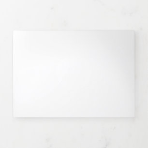 Trois Volets Carte lettre pliante trifold