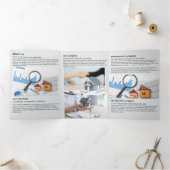 Trois Volets Carte pliante immobilière simple (Intérieur)