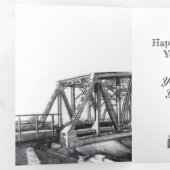 Trois Volets Carte Tri-Fold de Metro Bridge (Intérieur en premier)