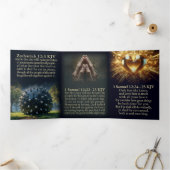 Trois Volets Coupe de la carte KJV Tri-Fold Trembling (Intérieur)