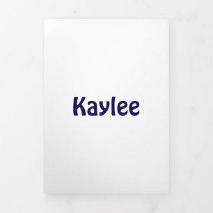 Trois Volets Créez votre propre carte pliée lettre trifold 13 x